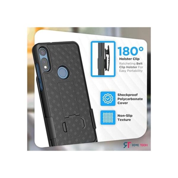 Rome Tech Funda con clip para cinturón para Moto E 2020_3