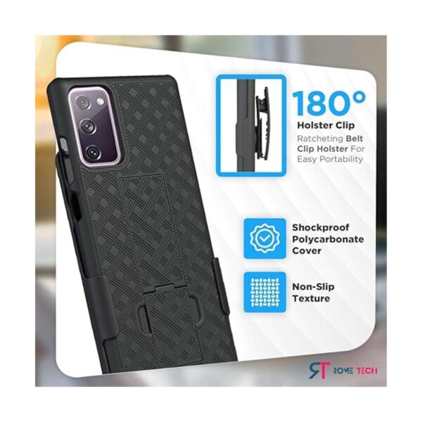 Rome Tech Funda con clip para cinturón para Samsung S20_3