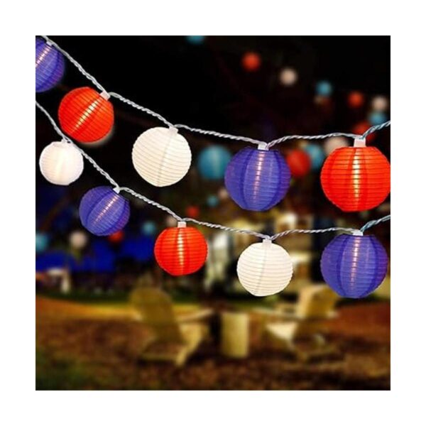 Romasaty Guirnalda de luces de linterna multicolor luces