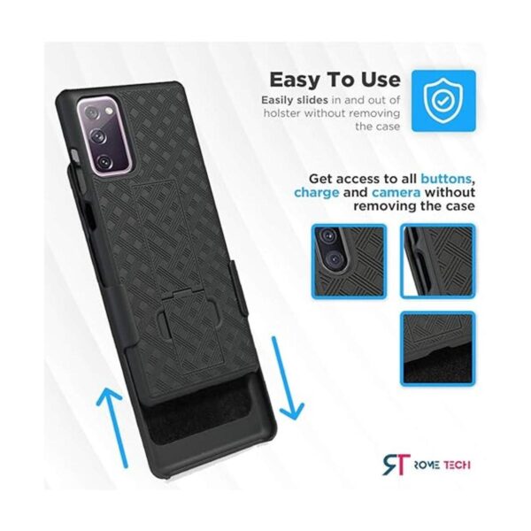 Rome Tech Funda con clip para cinturón para Samsung S20_4