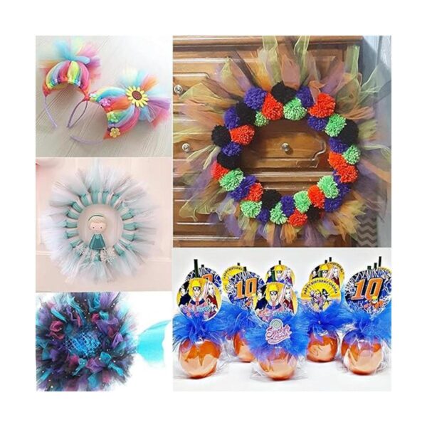 Rollos de tul de 14 colores de 6 x 25 yardas 75 pies_3