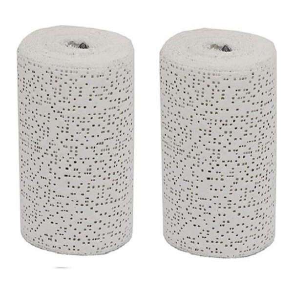 Rollos de vendajes de gasa de tela de yeso blanco para