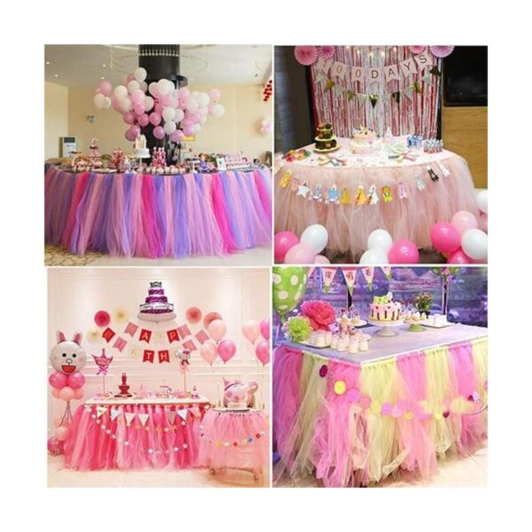 Rollos de tul de 14 colores de 6 x 25 yardas 75 pies_5
