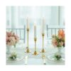 Romadedi Juego de 3 candelabros decorativos para velas