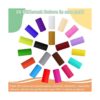 Rollo de tul arcoíris de 20 colores de 6 pulgadas por 25