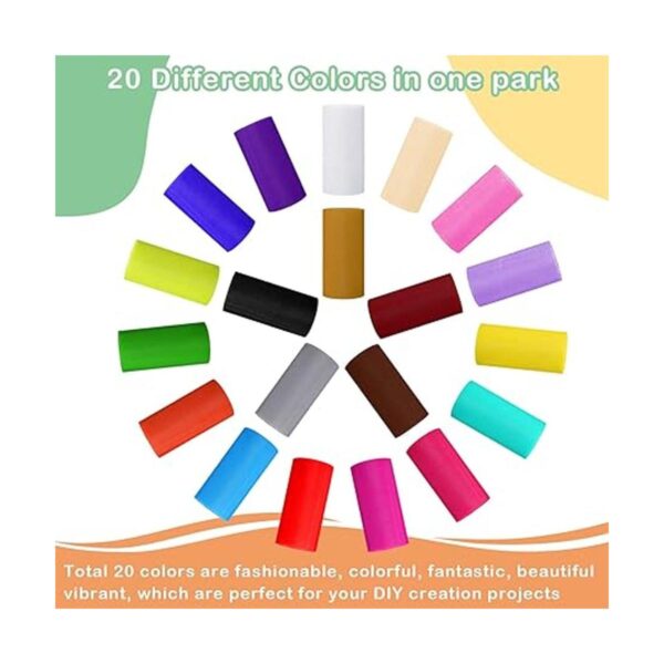 Rollo de tul arcoíris de 20 colores de 6 pulgadas por 25