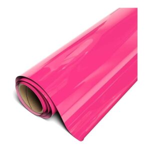 Rollo de vinilo rosa HTV de 12.0 in x 11.5 ft de vinilo