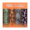 Rollos de tul con purpurina para Halloween 4 unidades_2