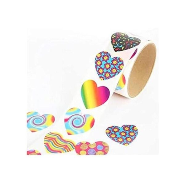 Rollo de calcomanías de 5 rollos de suministros de fiesta