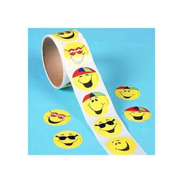 Rollo de calcomanías de 5 rollos de suministros de fiesta