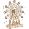 Rolife Rompecabezas de madera 3D caja de música con_1