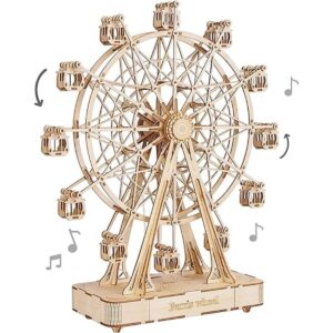 Rolife Rompecabezas de madera 3D caja de música con_1
