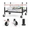 Rolling Cart Kitchen Storage Cart on Wheels 4 Tier Utility_5