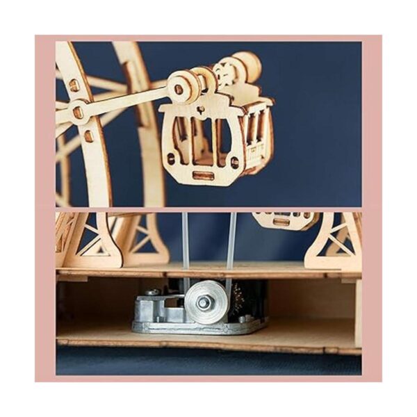 Rolife Rompecabezas de madera 3D caja de música con_3