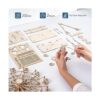 Rolife Rompecabezas de madera 3D caja de música con_4