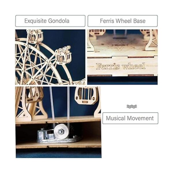 Rolife Rompecabezas de madera 3D para adultos kits de_2