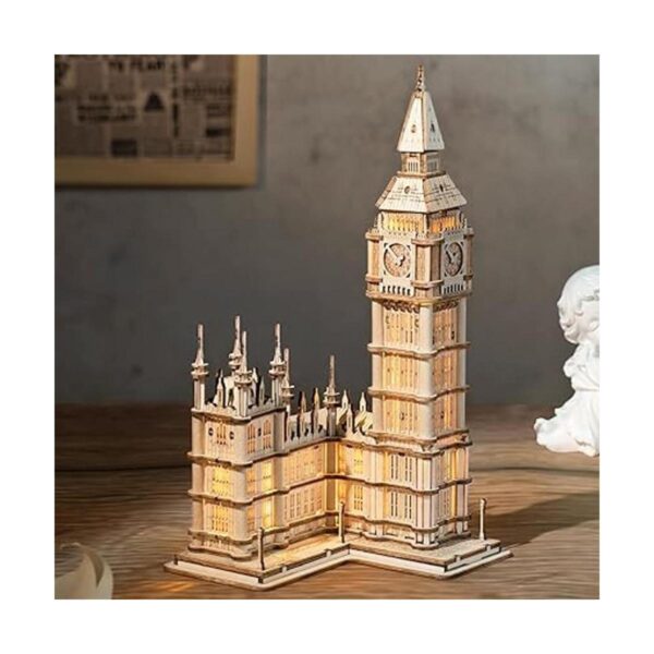 Rolife Rompecabezas de madera 3D Big Ben Craft Kits de_2