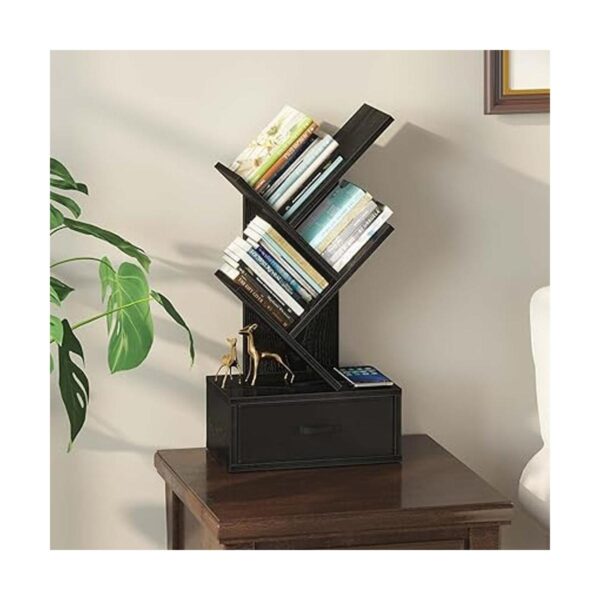 Rolanstar Estantería de árbol con cajón estantería de 3_2
