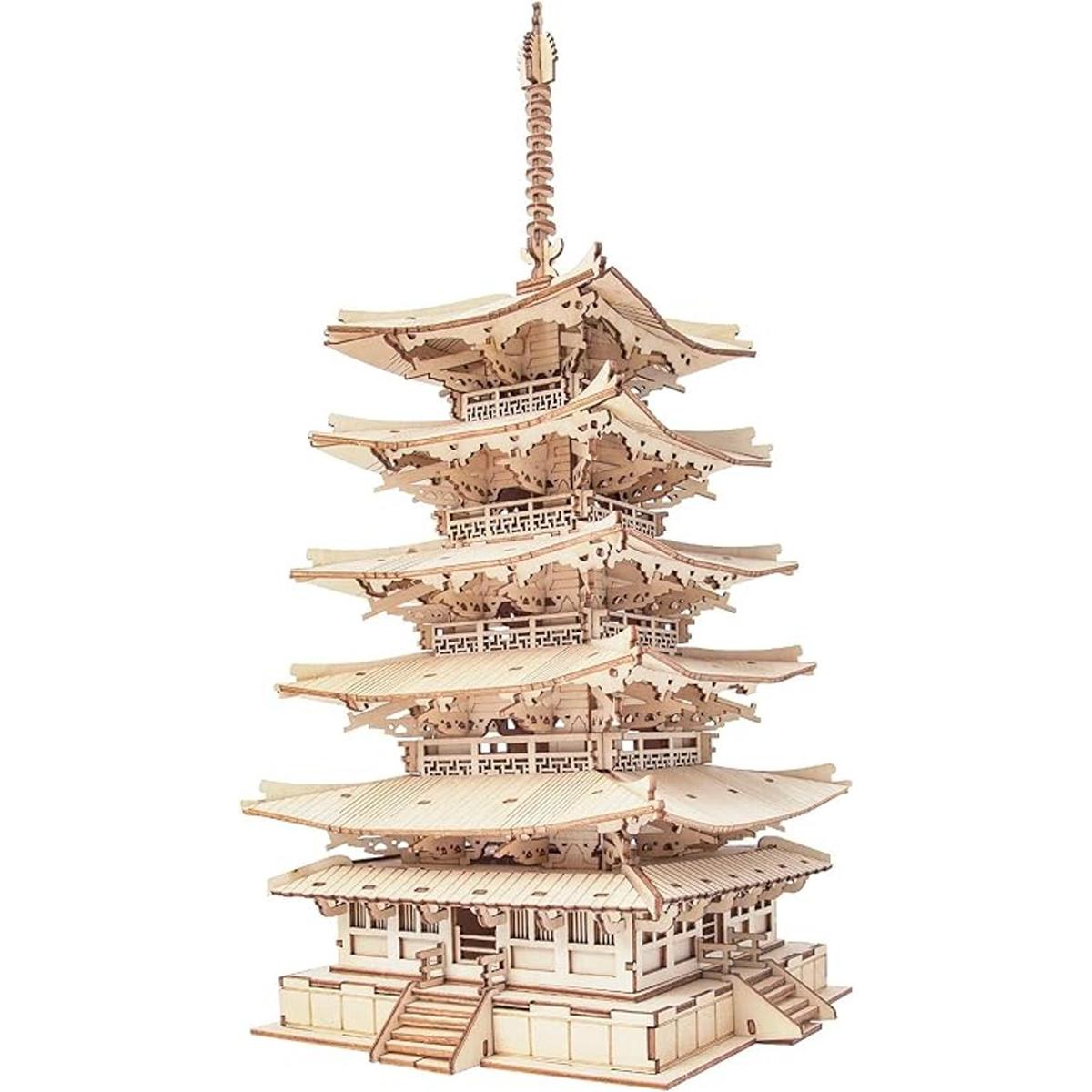 Rolife Kit de construcción de templos de rompecabezas de