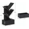 Rolanstar Estantería de árbol con cajón estantería de 3_5