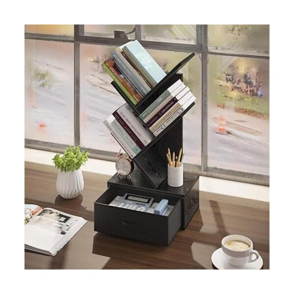 Rolanstar Estantería de árbol con cajón estantería de 3_3