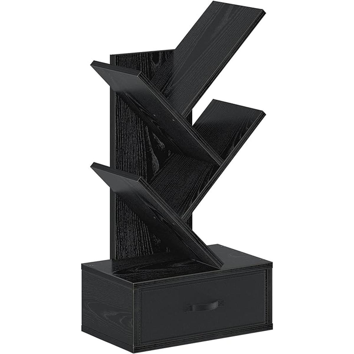 Rolanstar Estantería de árbol con cajón estantería de 3