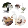 Roetell Botellas de vidrio esmerilado con funda de_5