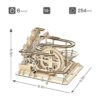 Rokr Juego de rompecabezas 3D de madera con canica_6