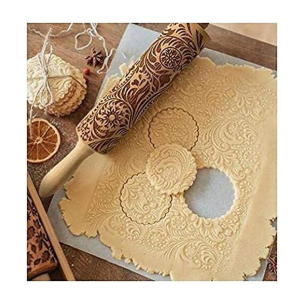 Rodillos en relieve para Navidad patrón de cachemira 3D_1