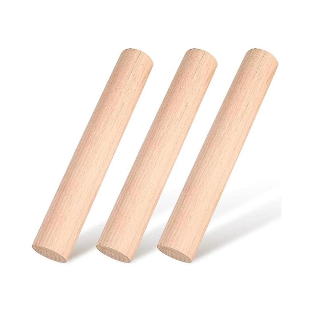 Rodillo pequeño de madera rodillo de masa de masa de