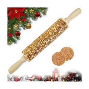 Rodillo de madera en relieve rodillos grabados con patrón