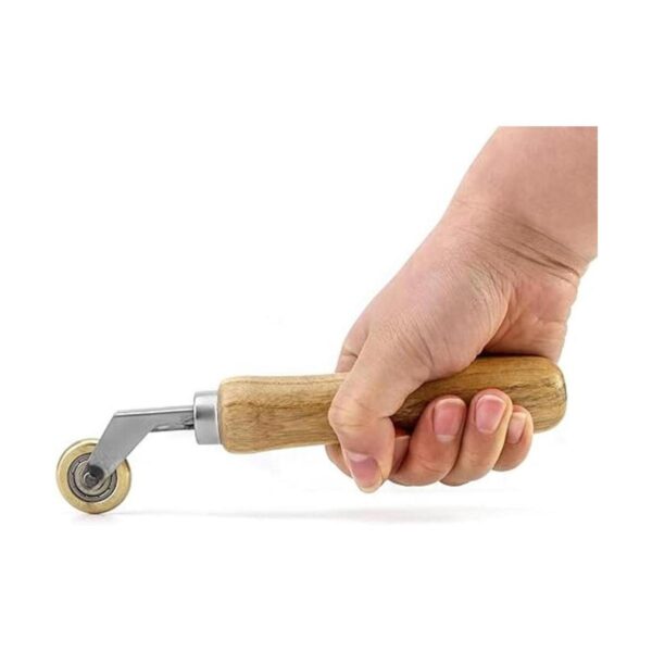 Rodillo de costura de latón QWORK rodillo para techos y_5