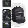 Rockland Mochila táctica militar para portátil Negro L_4