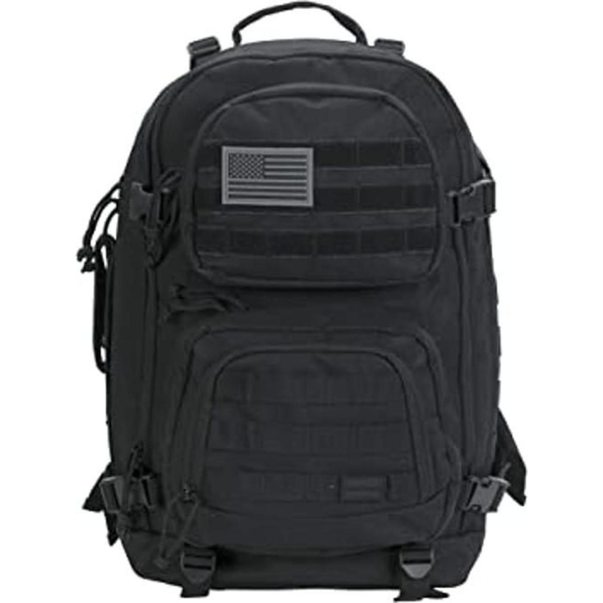 Rockland Mochila táctica militar para portátil Negro L