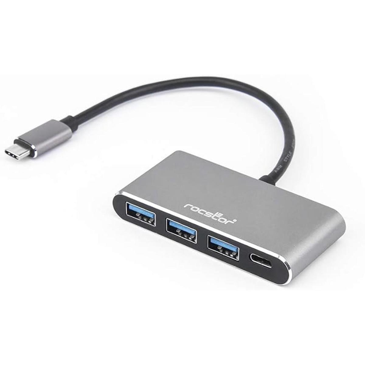 Rocstor Y10A200A1 Premium USB C Hub 4 puertos USBC a