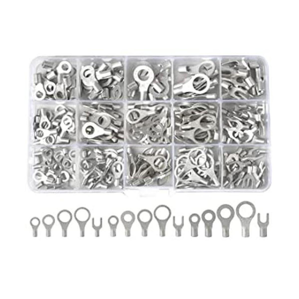 RockDIG 260 terminales de horquilla de anillo de cobre AWG