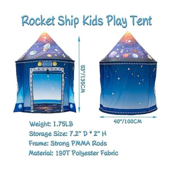Rocket Ship Tienda de campaña para niños tienda de_6