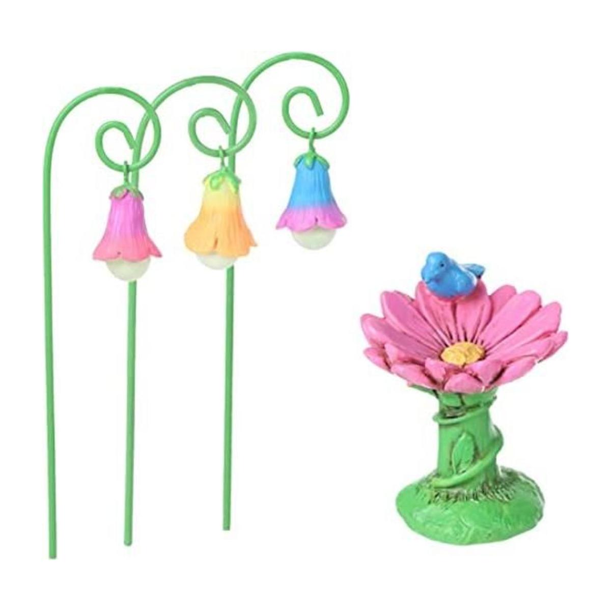 Robkea Fairy Garden Fairy Garden Miniatures Juego de 4
