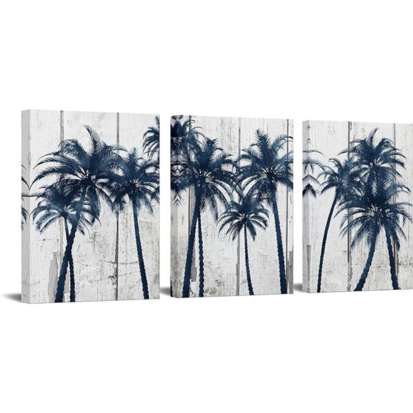 RnnJoile Arte de pared de 3 paneles con diseño de árbol_1