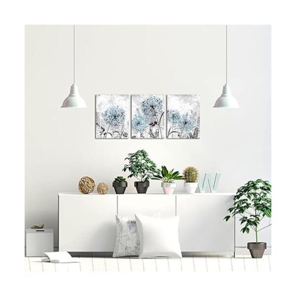 RnnJoile Juego de 3 piezas de arte para pared de diente de_3