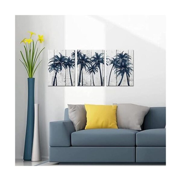 RnnJoile Arte de pared de 3 paneles con diseño de árbol_2
