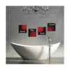 RnnJoile Relax Soak Unwind Breathe Cuarto de baño Arte de_4