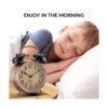 Rjuwurv Reloj despertador alto de 4 pulgadas luz_2