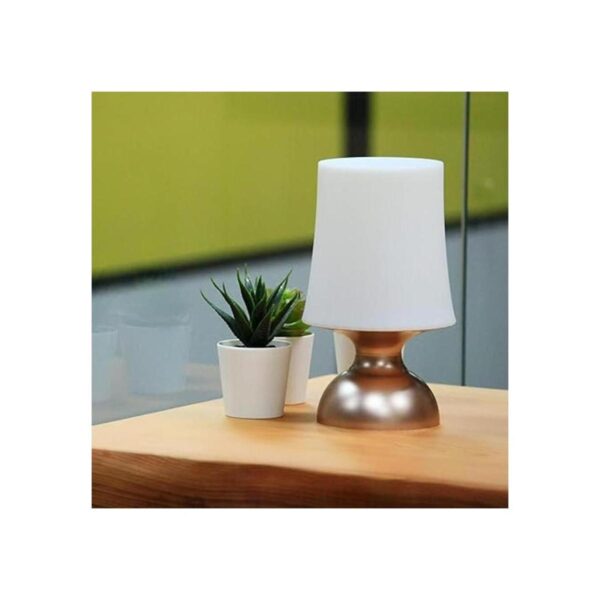 RiverLux Lámpara LED dorada y blanca luz nocturna_3