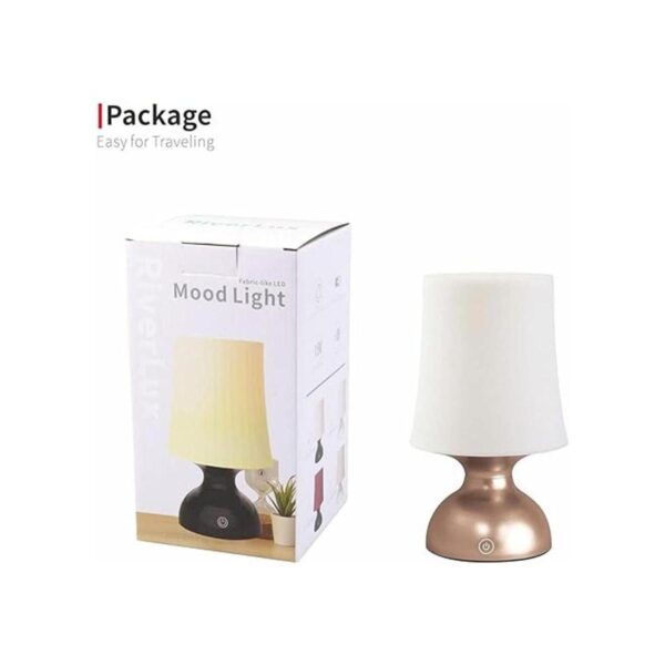 RiverLux Lámpara LED dorada y blanca luz nocturna_4