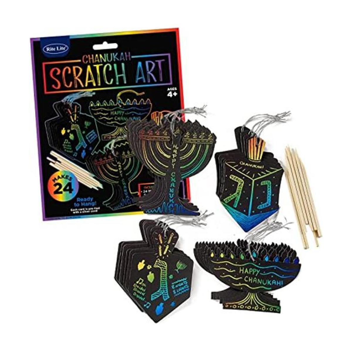 Rite Lite Chanukah Arte para rascar