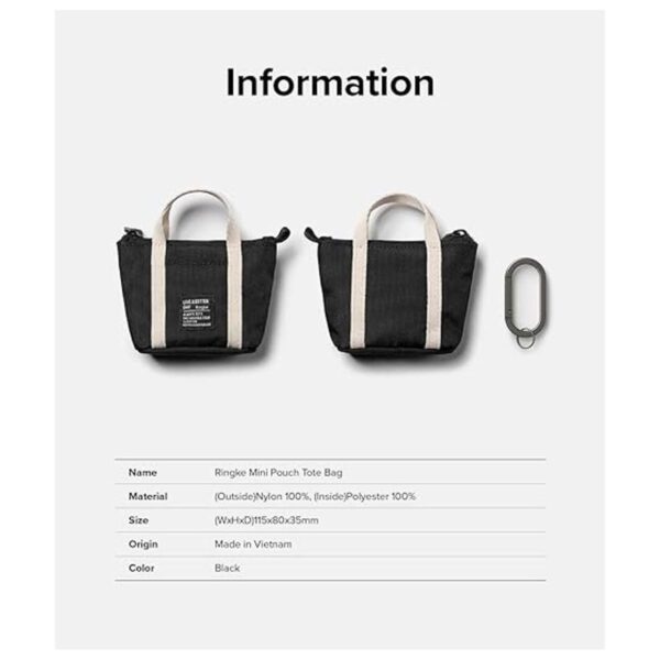 Ringke Mini bolsa de mano compatible con AirPods Pro y_4