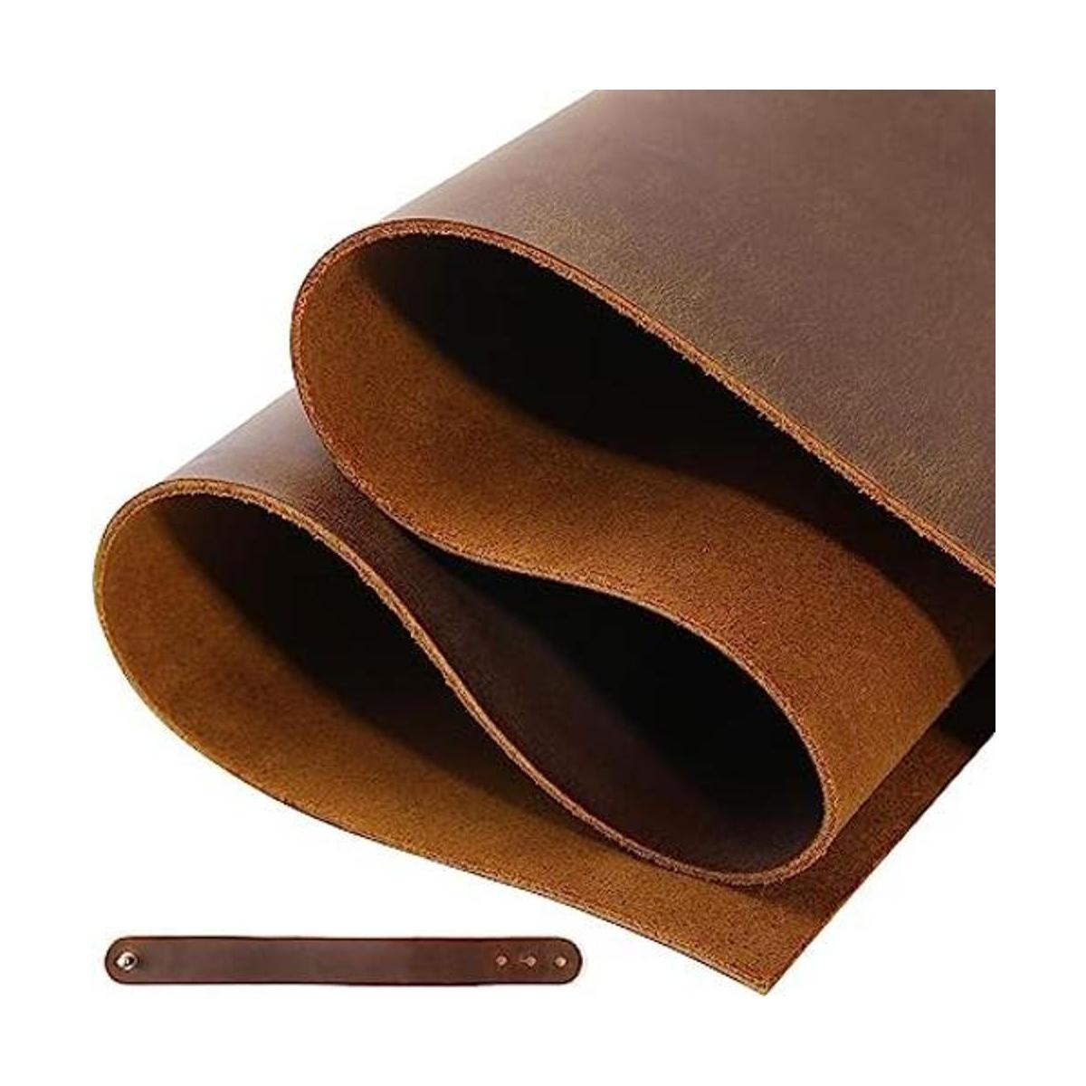 RingSun Hojas de cuero genuino de 12 x 24 pulgadas para
