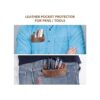 RingSun RS10 Protector de bolsillo de cuero genuino para