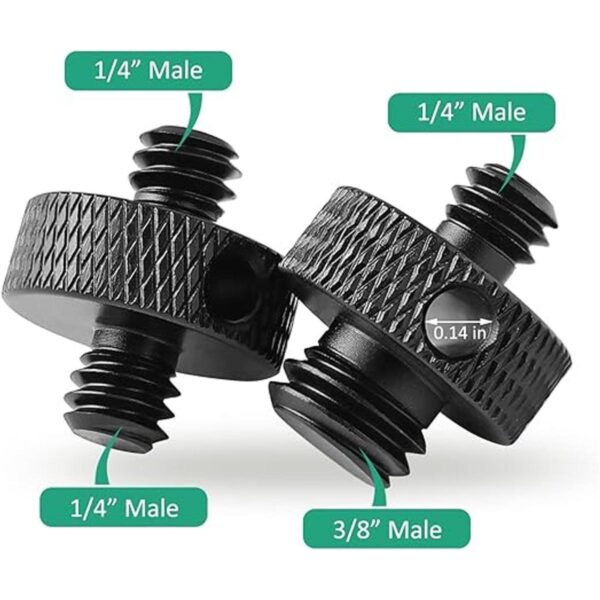 Rigych Adaptador de tornillo roscado de trípode macho de_2